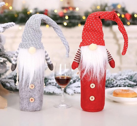 Wine Cozy Christmas Bottle Cover