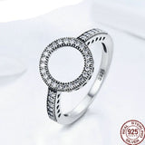 925 Sterling Silver Lucky Circle Ring